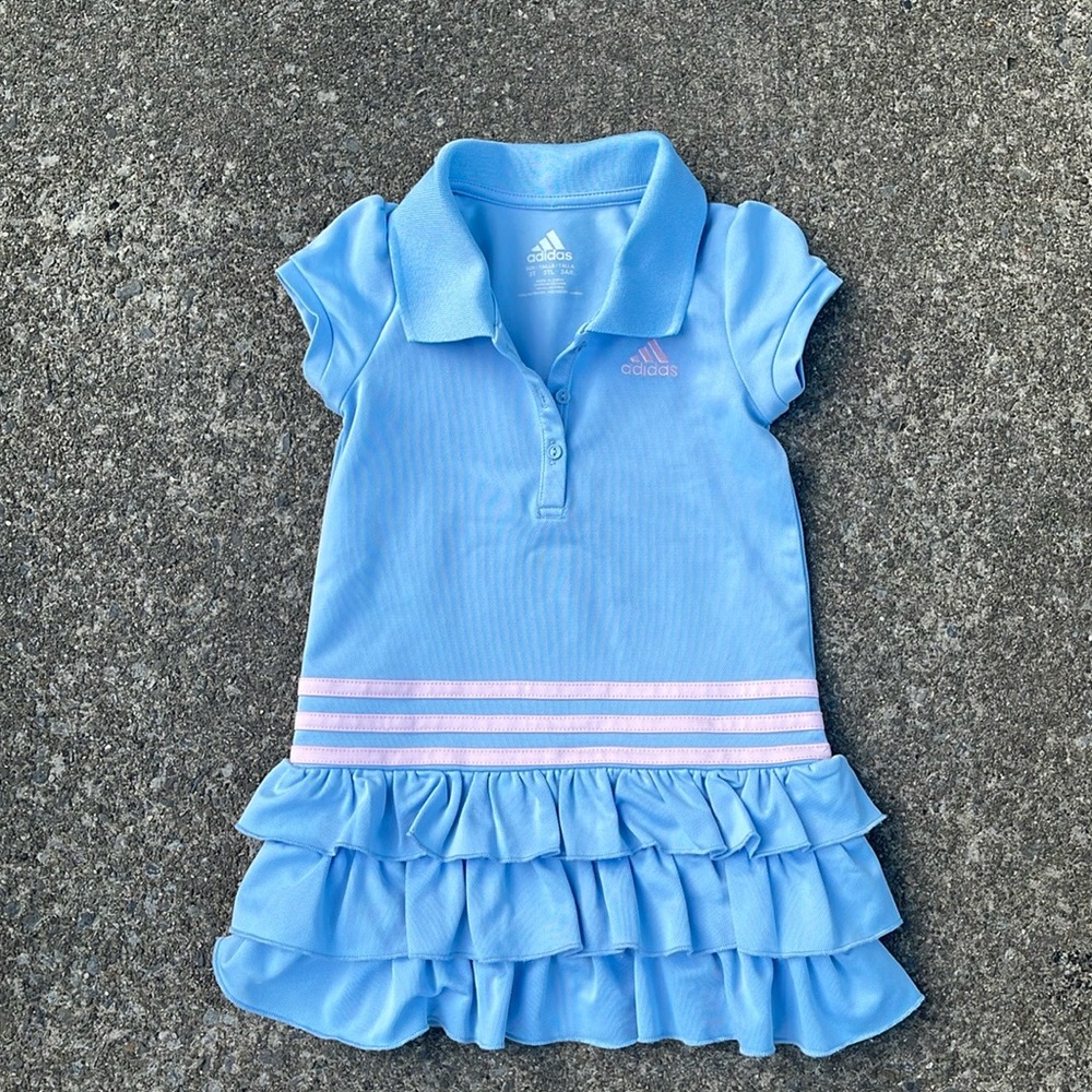 Toddler Adidas Tennis Dress with Ruffles